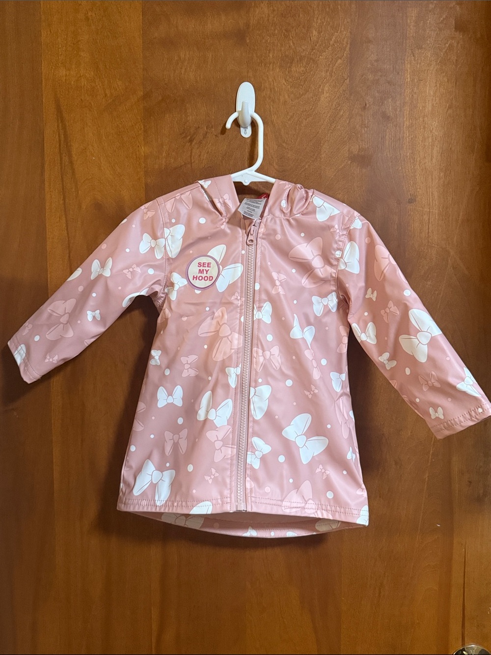 Minnie Mouse Pink Rain Jacket
